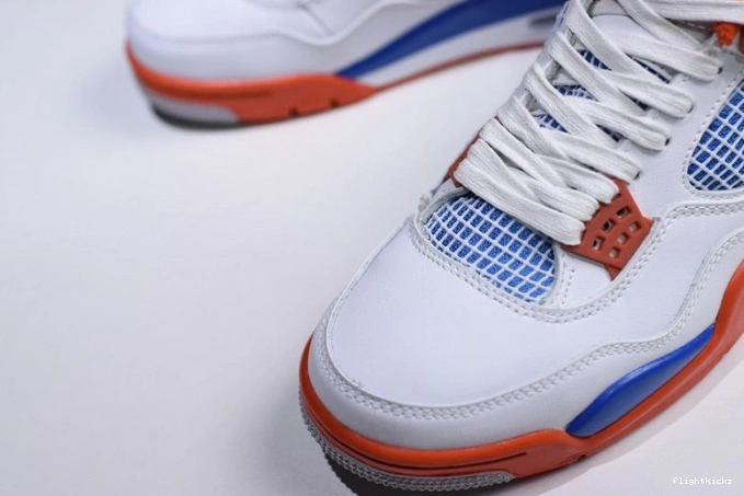 Bright Jordan White Crimson-Royal 4 Blue 308497-171 Air 0717